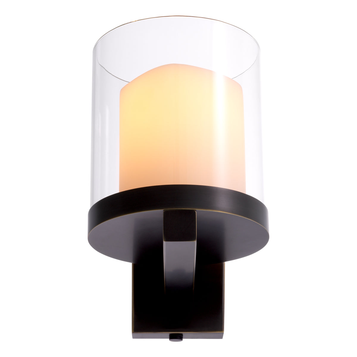 Glass Lantern Wall Lamp Donovan | Cabothousefurniture.com