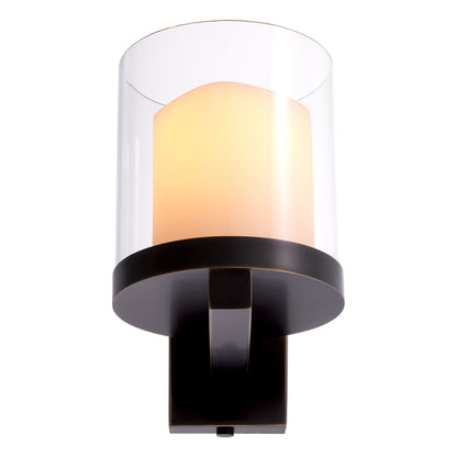 Glass Lantern Wall Lamp Donovan | Cabothousefurniture.com