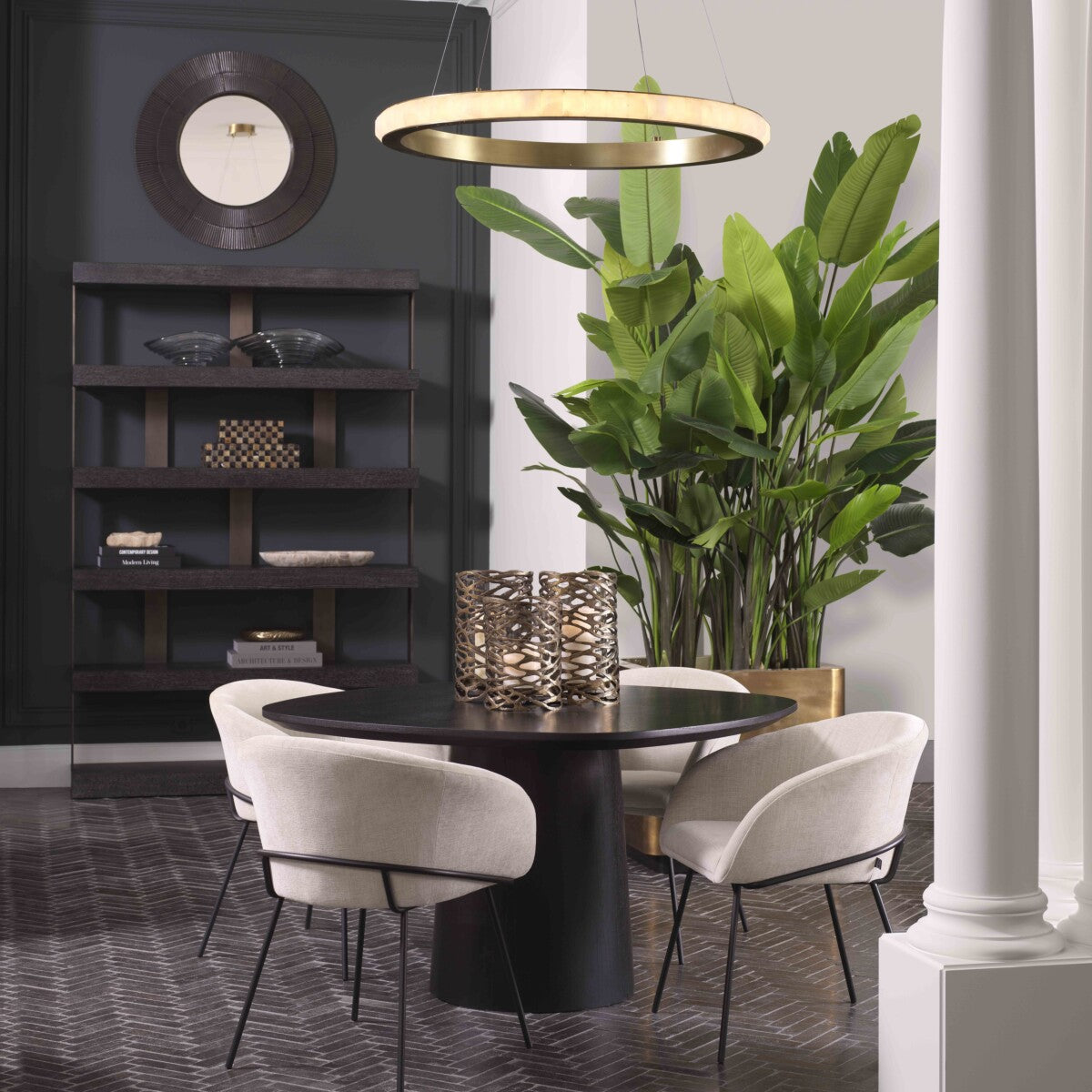 Decorative Carved Bowl Callas