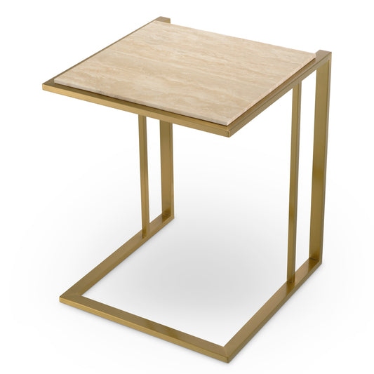 L-Shaped Side Table Cocktail | Cabothousefurniture.com