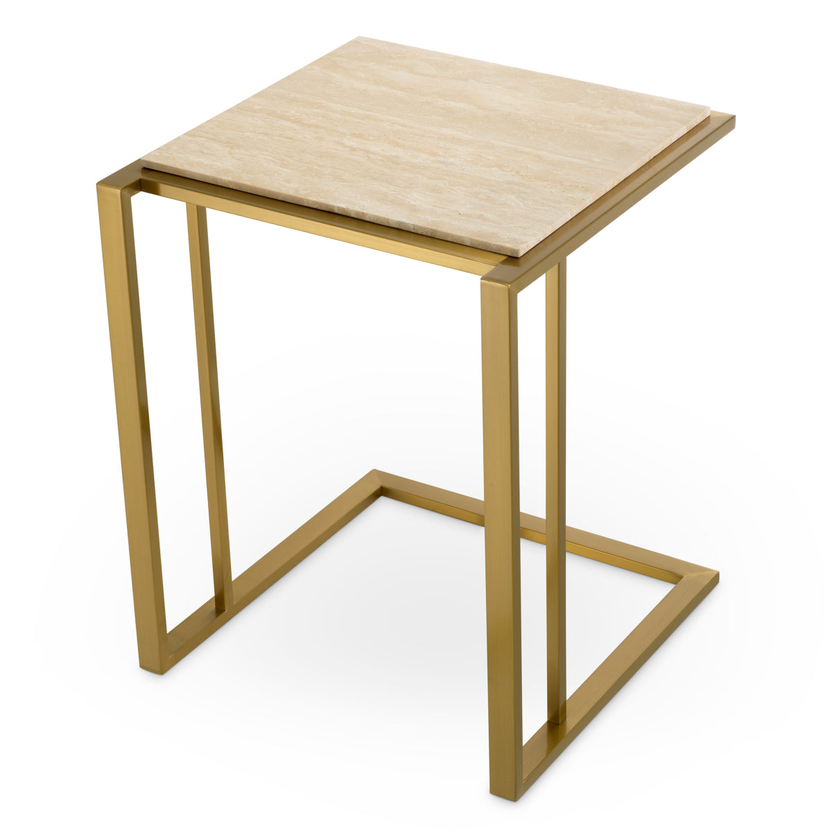L-Shaped Side Table Cocktail | Cabothousefurniture.com