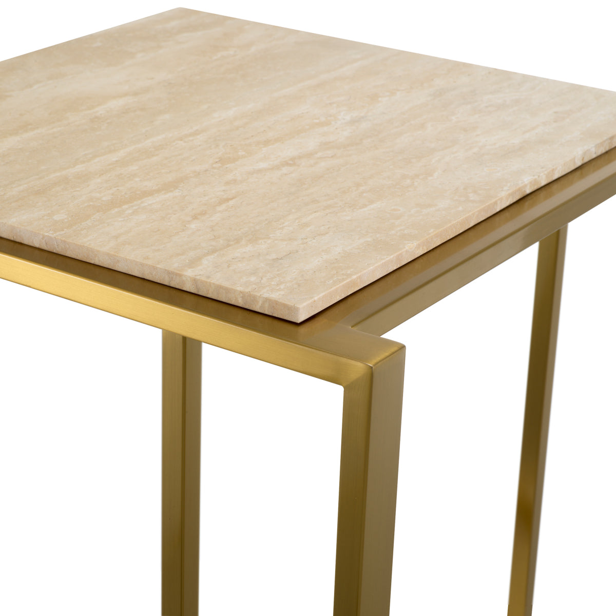 L-Shaped Side Table Cocktail | Cabothousefurniture.com