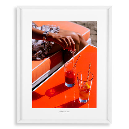 Art Print Via Tolila Aperitivo a Como | Cabothousefurniture.com