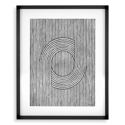 Monochrome Lines Art Prints (2) Cedar Grooves | Cabothousefurniture.com