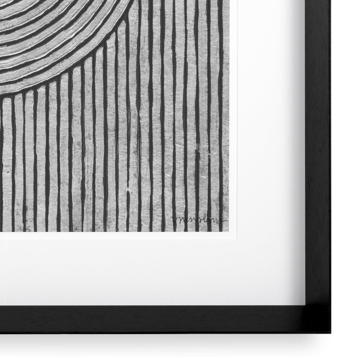 Monochrome Lines Art Prints (2) Cedar Grooves | Cabothousefurniture.com