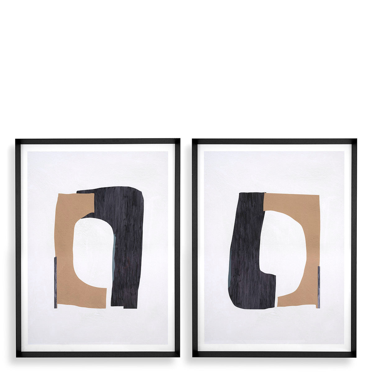 Minimalist Art Prints (2) Cardboard Cutouts | Cabothousefurniture.com