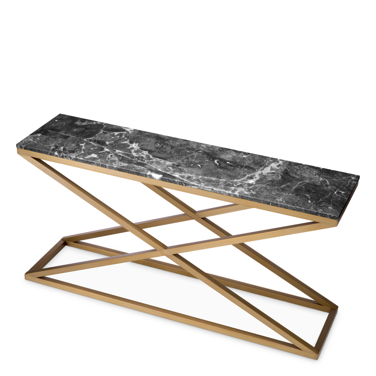 Rectangular Console Table Criss Cross | Cabothousefurniture.com