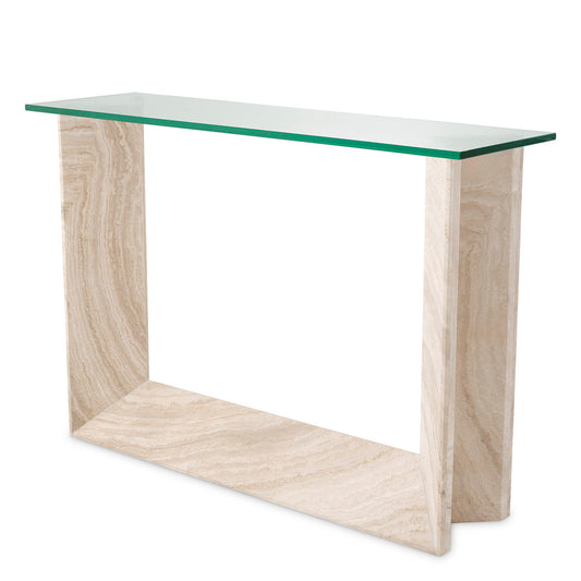 Travertine Console Table Fortuna