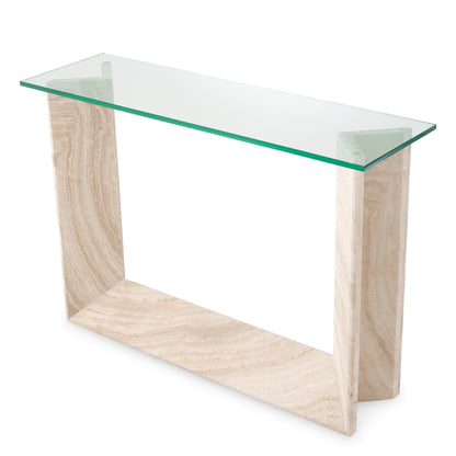 Travertine Console Table Fortuna