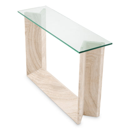 Travertine Console Table Fortuna