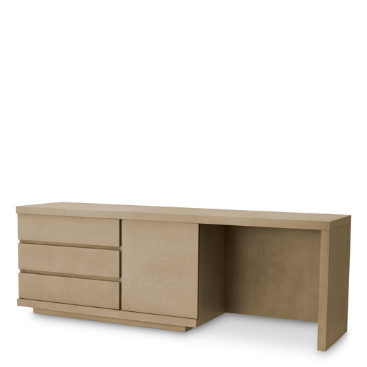 Contemporary Oak Desk Crossby | Cabothousefurniture.com