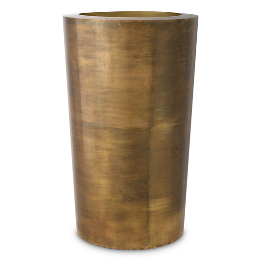 Vintage Brass Planter Maddox | Cabothousefurniture.com