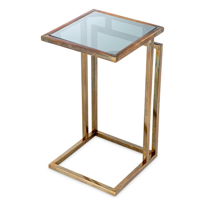 Metal Framed Side Table Marcus | Cabothousefurniture.com