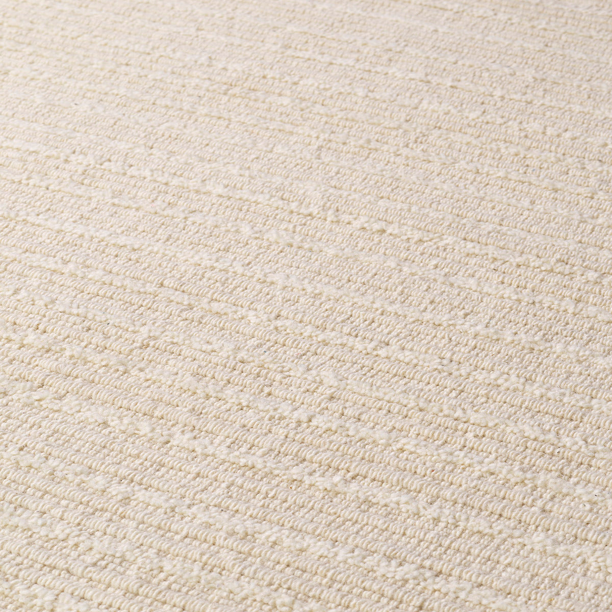 Minimalist Ivory Wool Carpet 7' x 10' Torrance | Cabothousefurniture.com