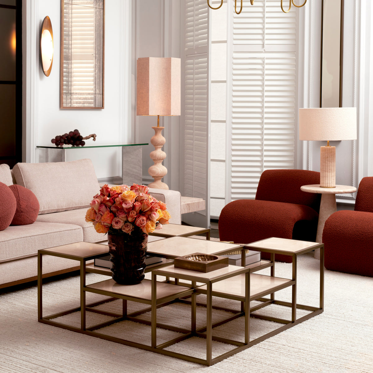 Minimalist Ivory Wool Carpet 7' x 10' Torrance | Cabothousefurniture.com