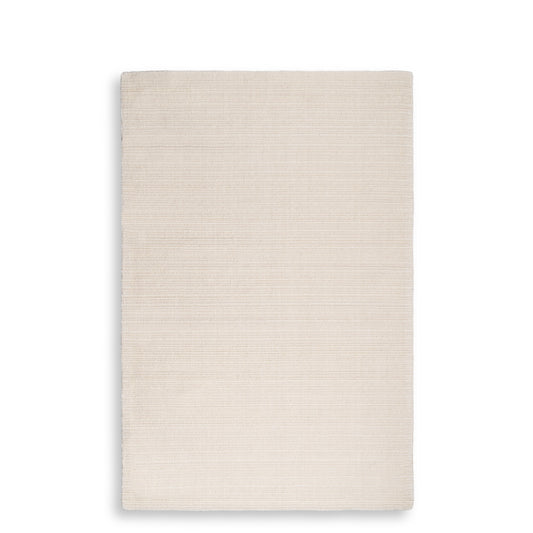 Minimalist Ivory Wool Carpet 7' x 10' Torrance | Cabothousefurniture.com