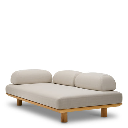 Teak Sand Outdoor Sofa Nomade | Cabothousefurniture.com