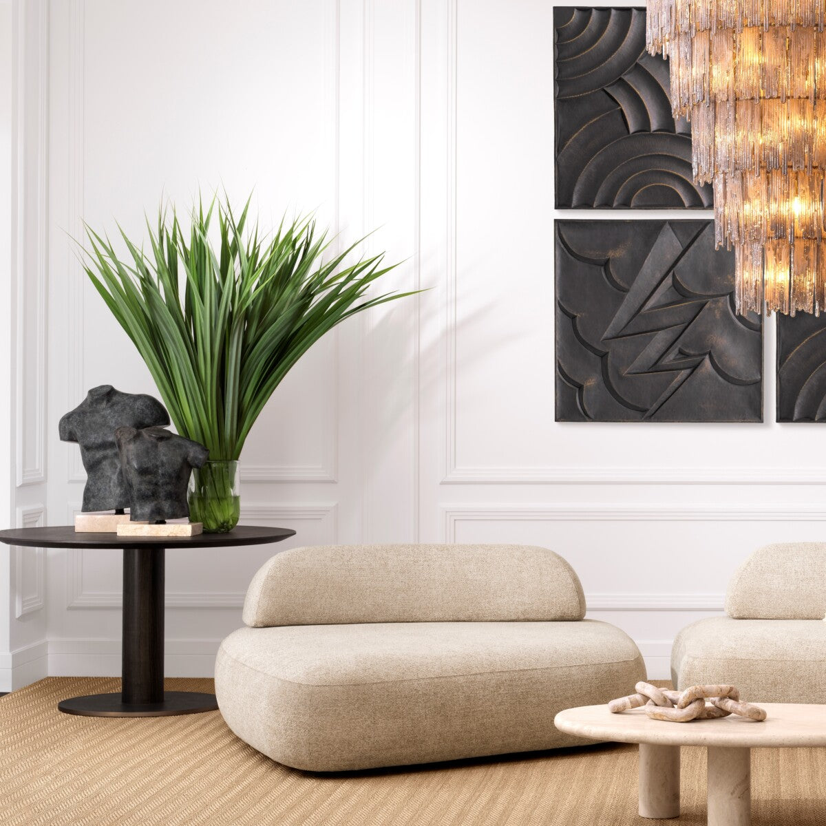 Bronze Finish Torso Aristo | Cabothousefurniture.com