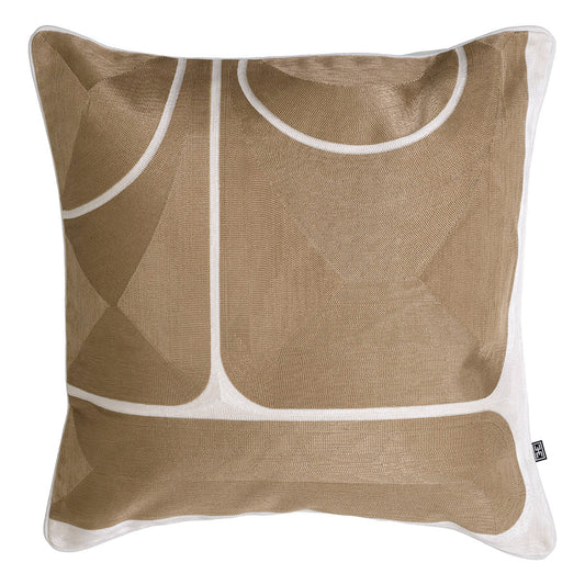 Square Geometric Pattern Cushion Sabrosa | Cabothousefurniture.com