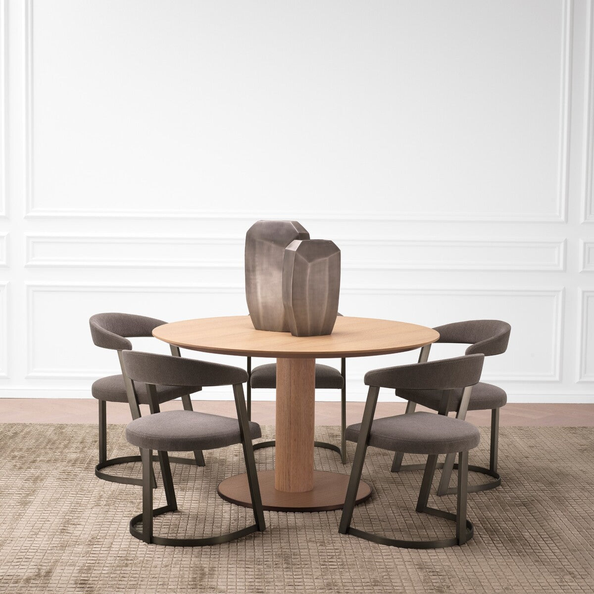 Oak Pedestal Dining Table Astro
