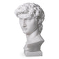 White Marble Head David | Cabothousefurniture.com