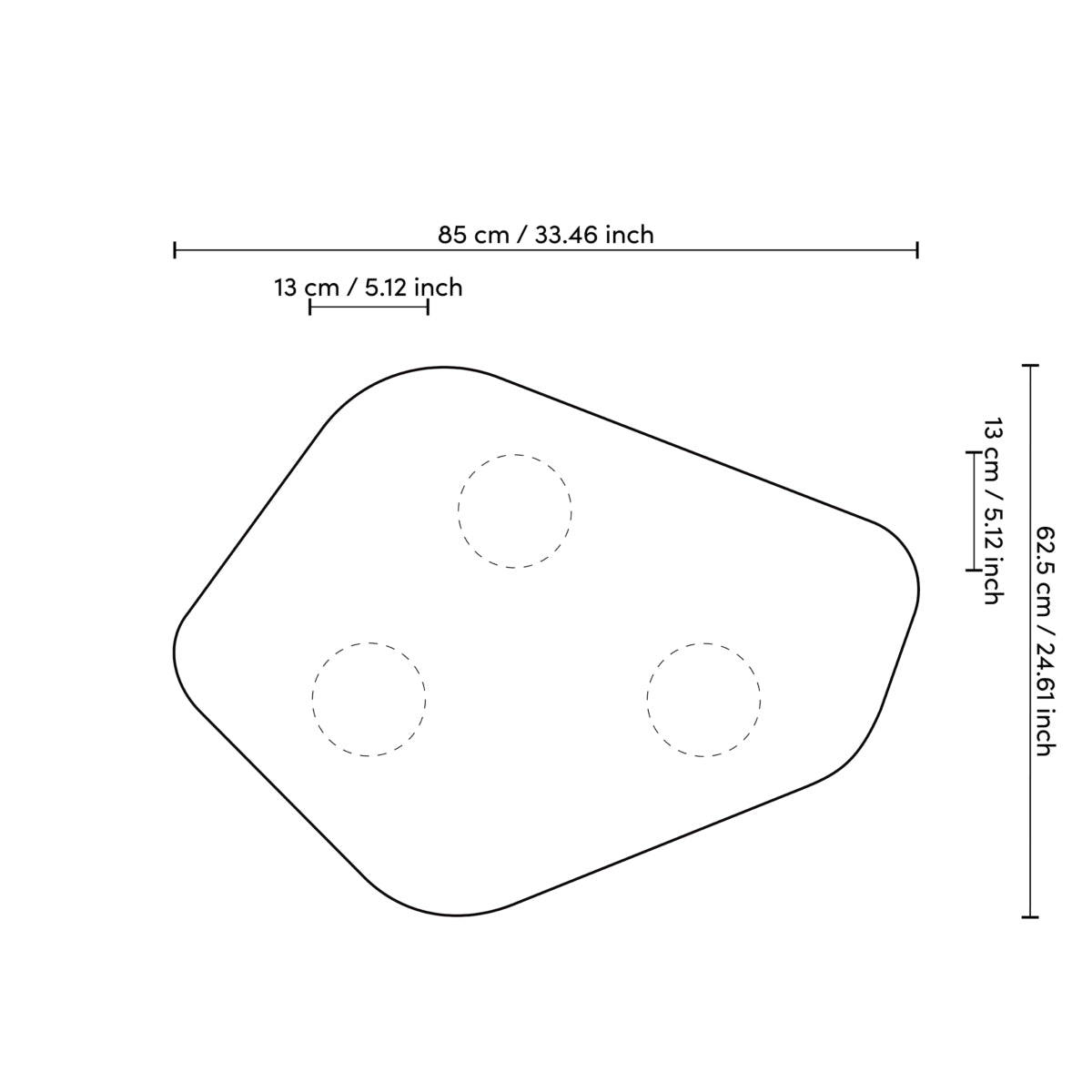 White Side Table Matiz | Cabothousefurniture.com