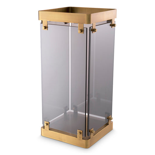 Smoke Glass Umbrella Stand Heston | Cabothousefurniture.com