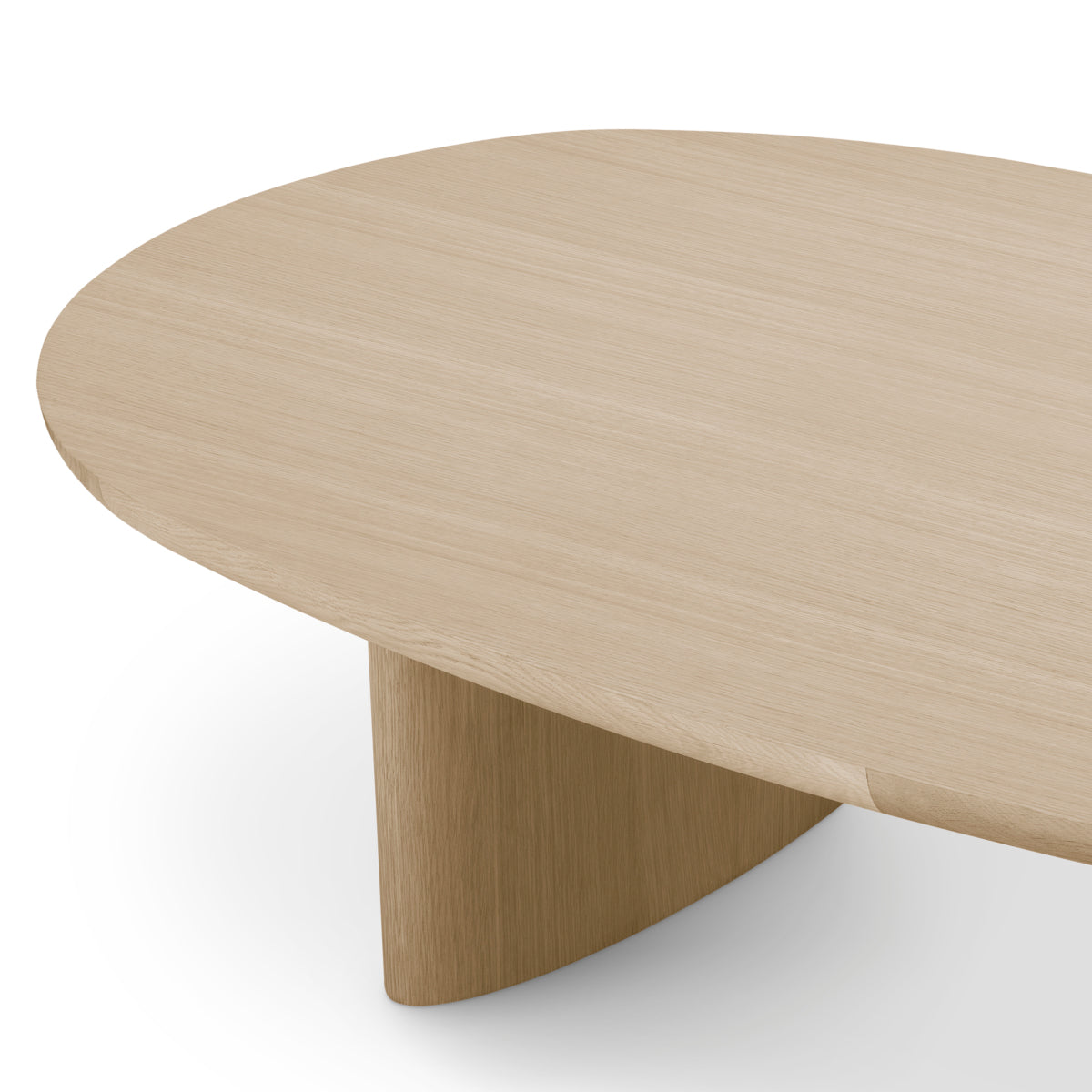 Oak Oval Coffee Table Lindner | Cabothousefurniture.com