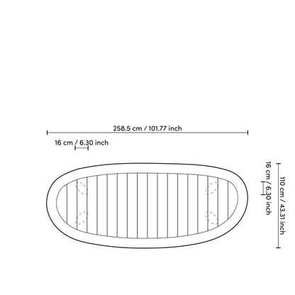 Outdoor Dining Table Free Form | Cabothousefurniture.com
