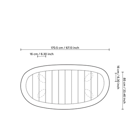 Outdoor Coffee Table Free Form | Cabothousefurniture.com