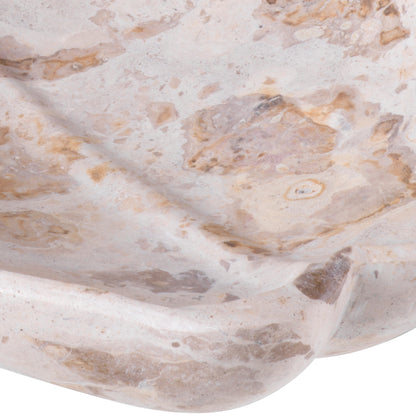 Oval Brown Marble Tray Loulou | Cabothousefurniture.com