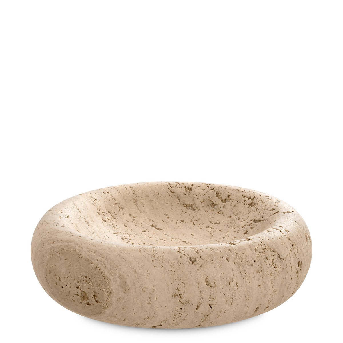 Brown Round Bowl S Lizz | Cabothousefurniture.com