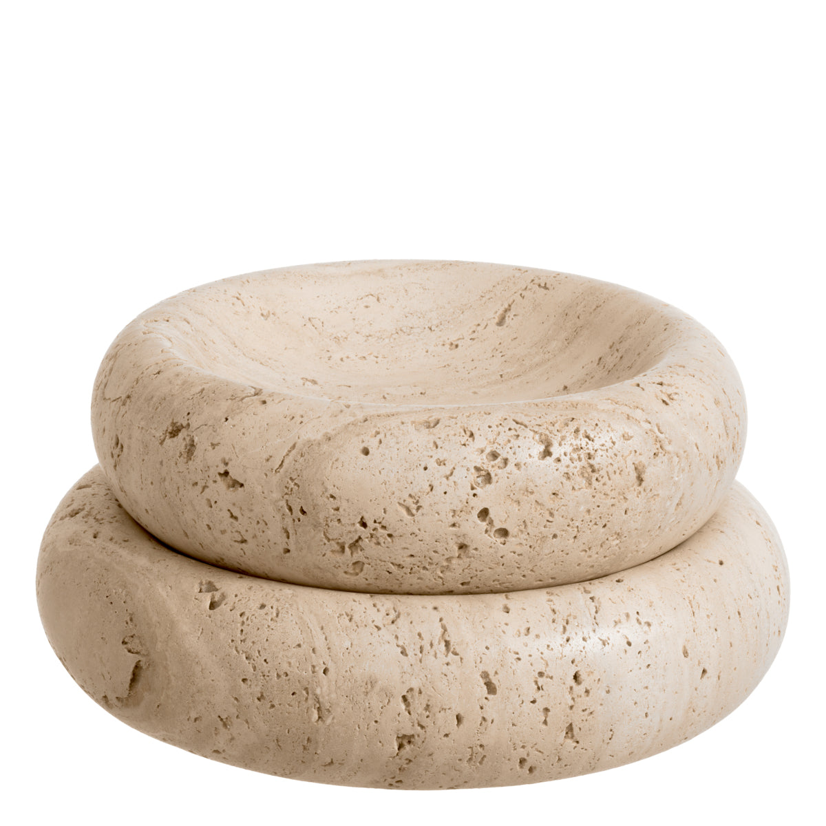 Brown Round Bowl S Lizz | Cabothousefurniture.com