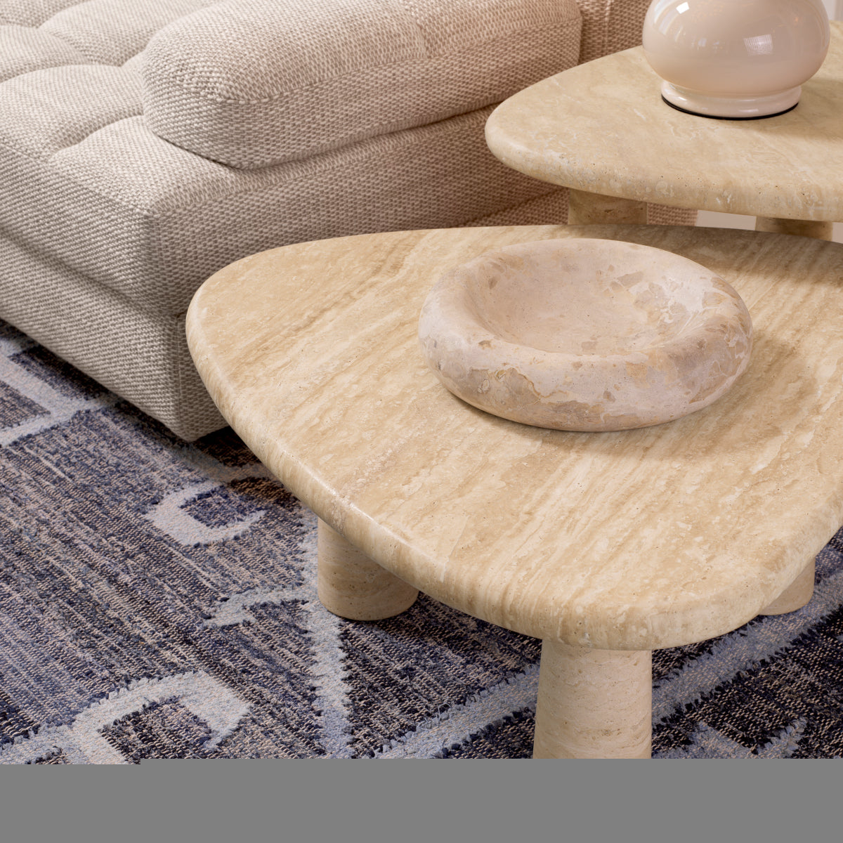 Brown Round Bowl S Lizz | Cabothousefurniture.com