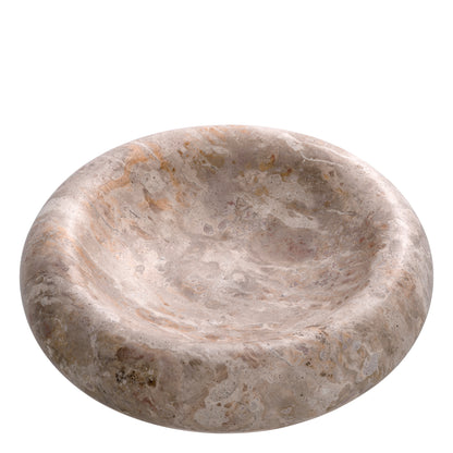 Brown Round Bowl S Lizz | Cabothousefurniture.com