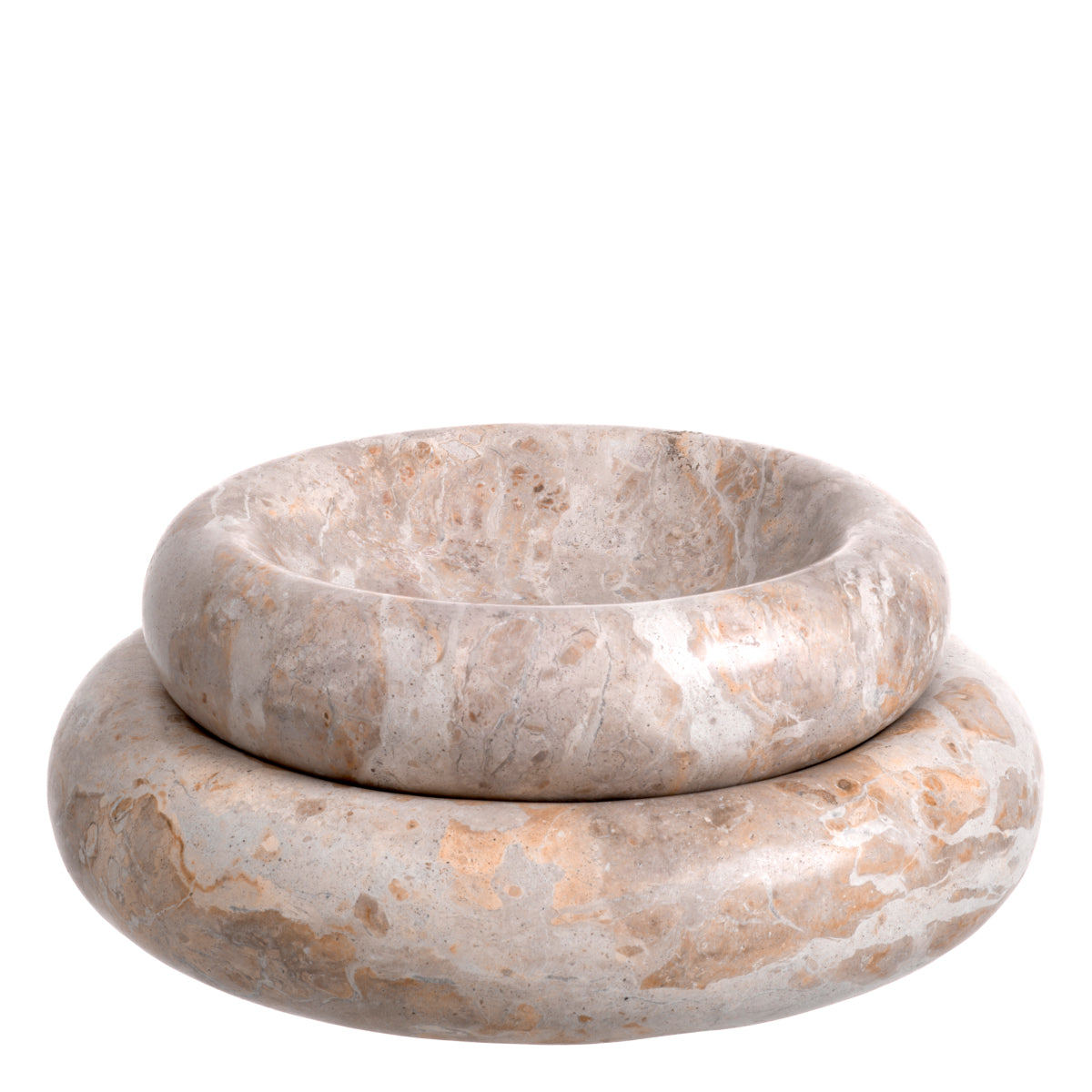 Brown Round Bowl S Lizz | Cabothousefurniture.com
