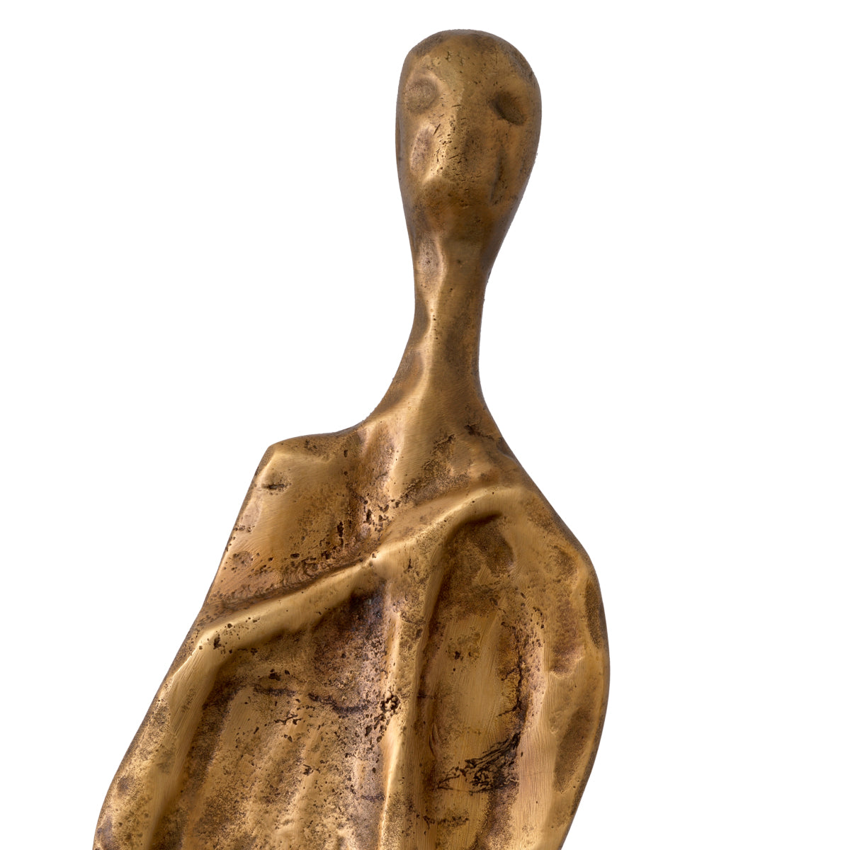 Vintage Brass Deco Object Set (2) Dual | Cabothousefurniture.com