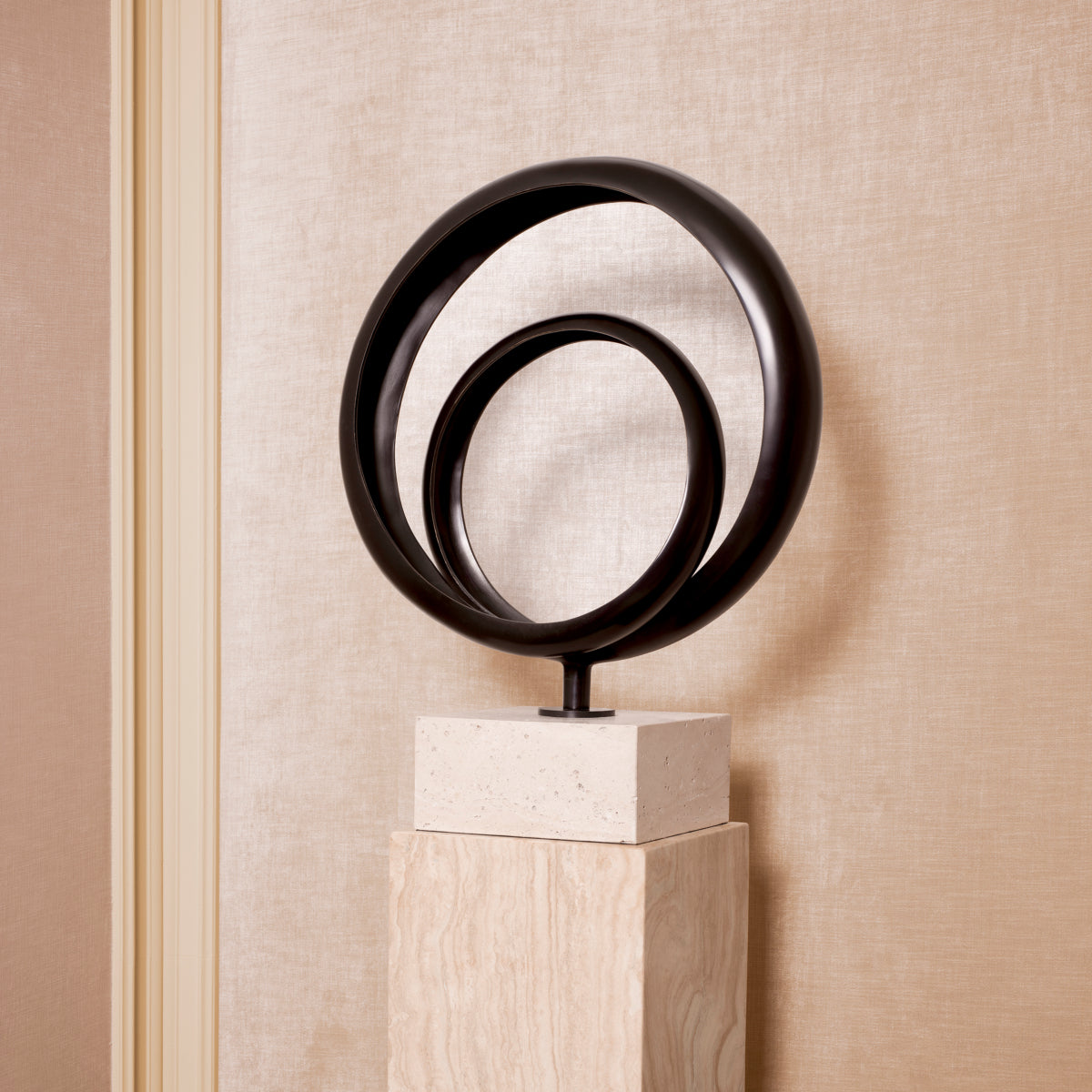 Bronze Round Loop Object Elena | Cabothousefurniture.com