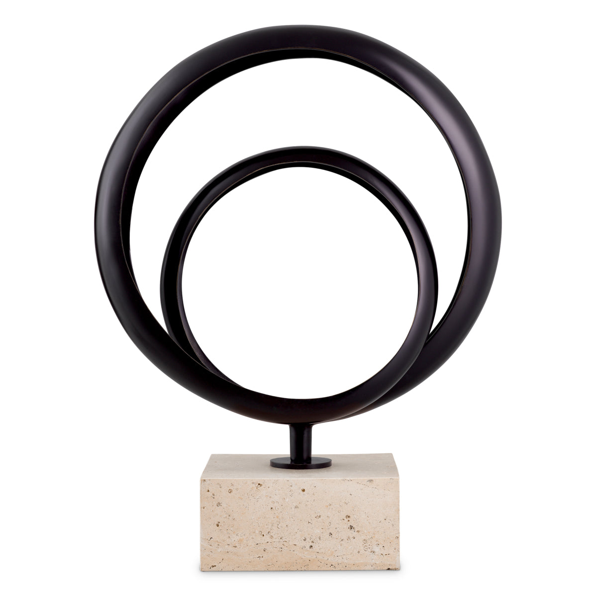 Bronze Round Loop Object Elena | Cabothousefurniture.com