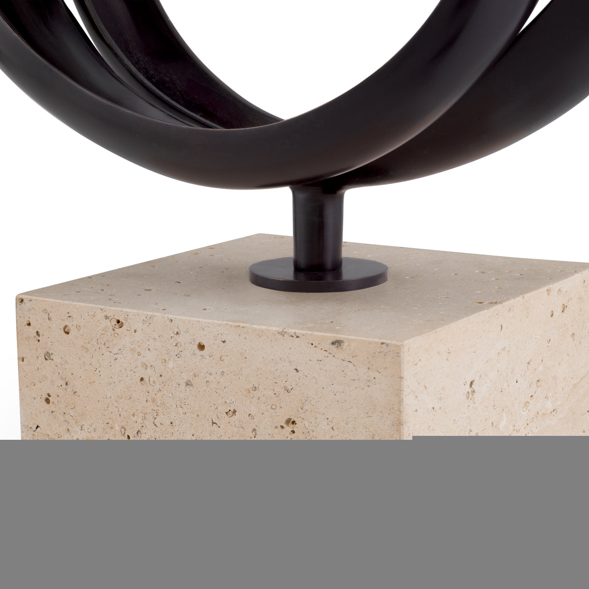 Bronze Round Loop Object Elena | Cabothousefurniture.com