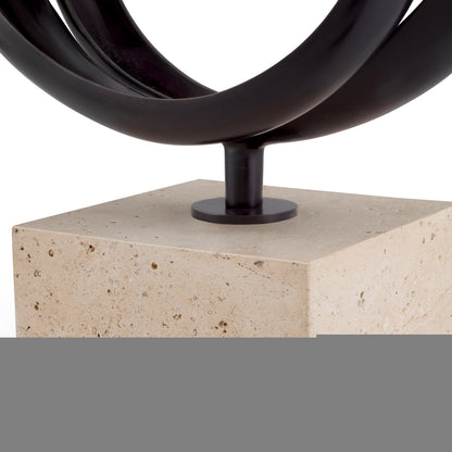 Bronze Round Loop Object Elena | Cabothousefurniture.com