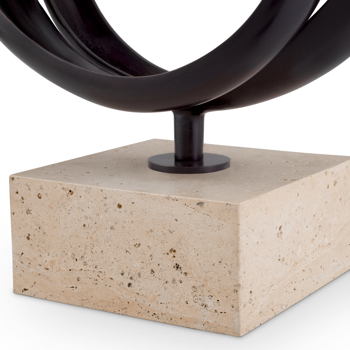 Bronze Round Loop Object Elena