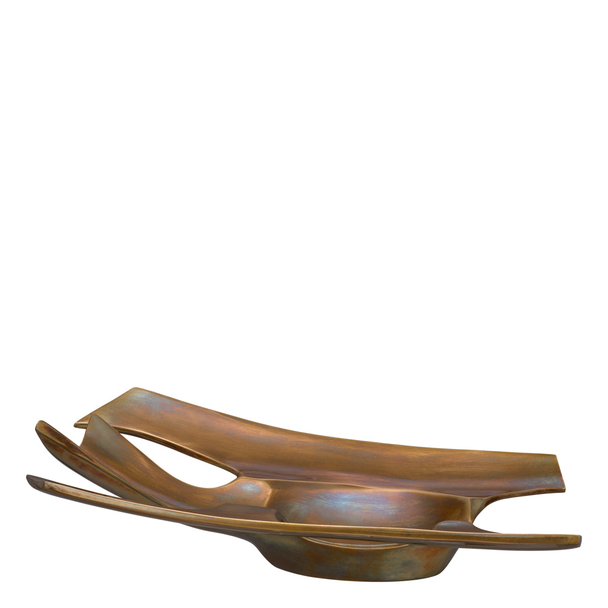 Vintage Brass Bowl Tracy | Cabothousefurniture.com