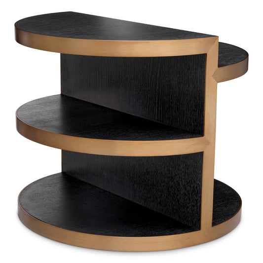 Black Oak Side Table Nilo | Cabothousefurniture.com