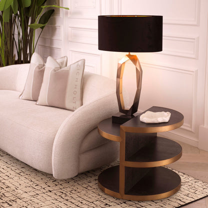 Black Oak Side Table Nilo | Cabothousefurniture.com