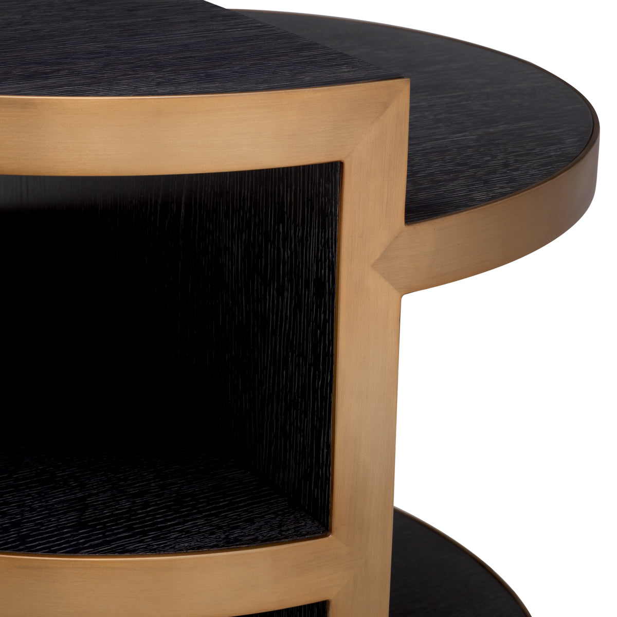 Black Oak Side Table Nilo | Cabothousefurniture.com