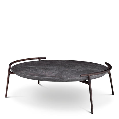 Gray Marble Coffee Table Arca | Cabothousefurniture.com