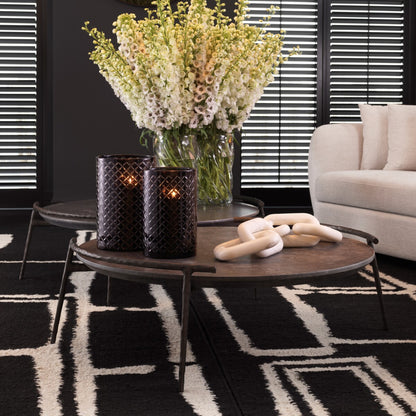 Gray Marble Coffee Table Arca | Cabothousefurniture.com