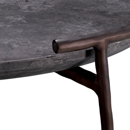 Gray Marble Coffee Table Arca | Cabothousefurniture.com