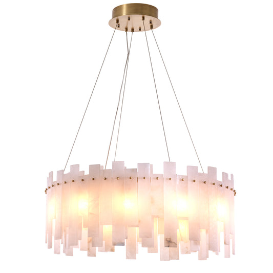 Alabaster Modern Chandelier Pizzorni
